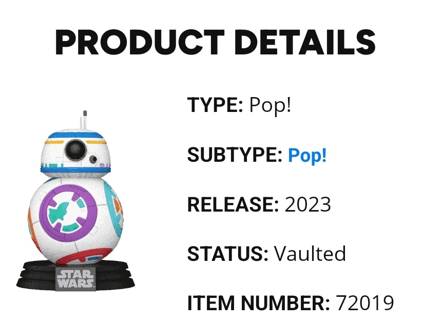 PRIDE BB-8 Funko POP! # 640