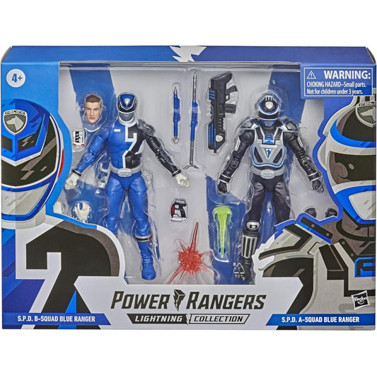 Power Rangers Lightning S.P.D. Squad B Blue Ranger 2 Pack