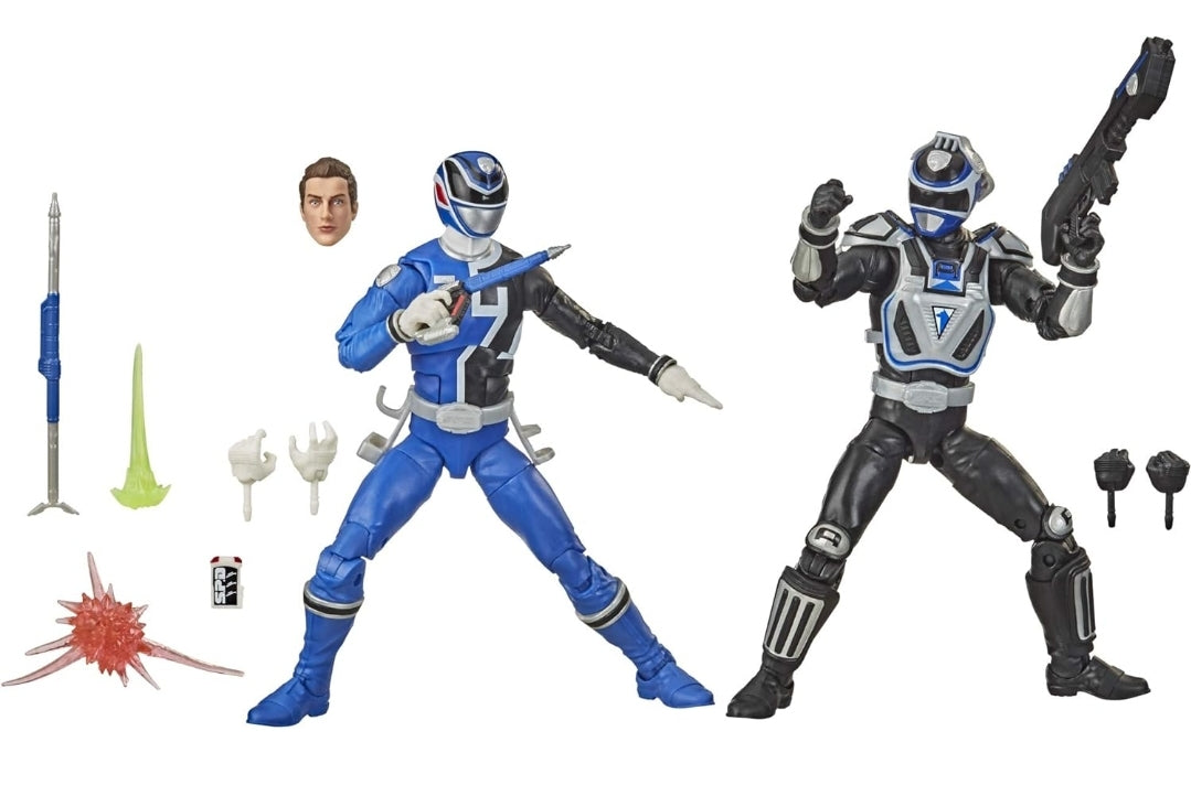 Power Rangers Lightning S.P.D. Squad B Blue Ranger 2 Pack