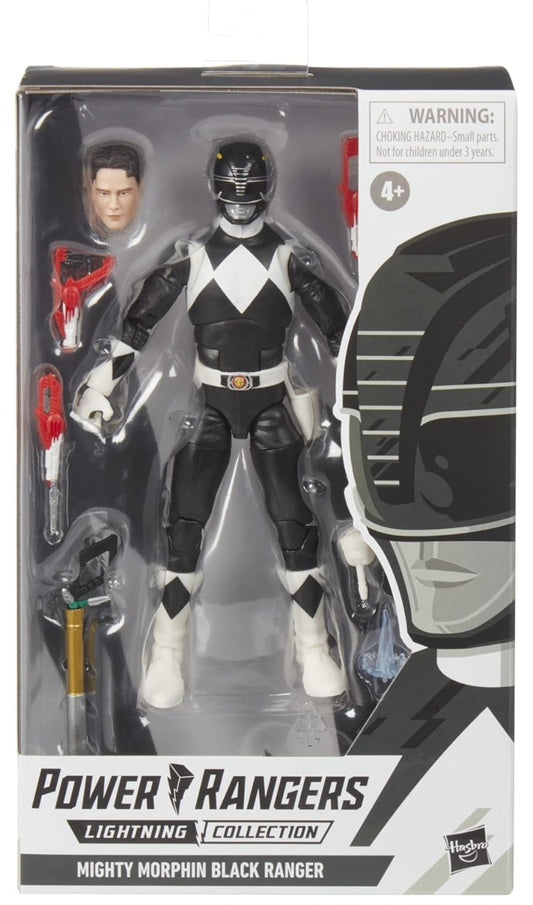 Power Rangers Lightning Collection Mighty Morphin Black Ranger 6-Inch Action Figure