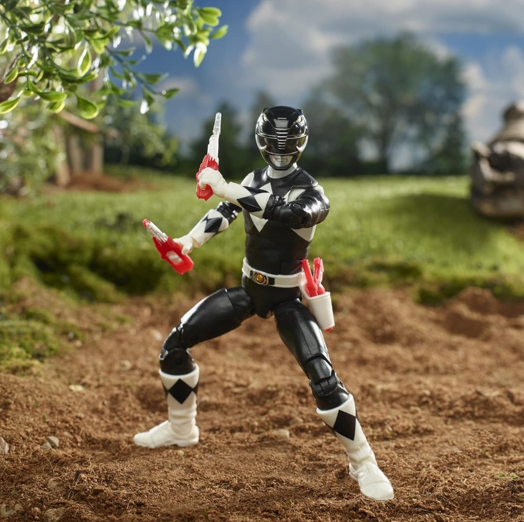 Power Rangers Lightning Collection Mighty Morphin Black Ranger 6-Inch Action Figure