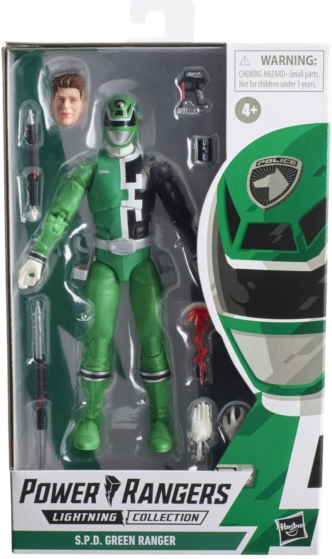 Power Rangers Lightning Collection S.P.D. Green Ranger 6-Inch Action Figure