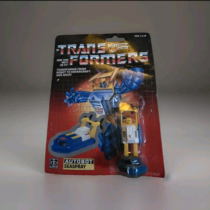 SEALED RARE Transformers Original G1 1985 Minibot Seaspray