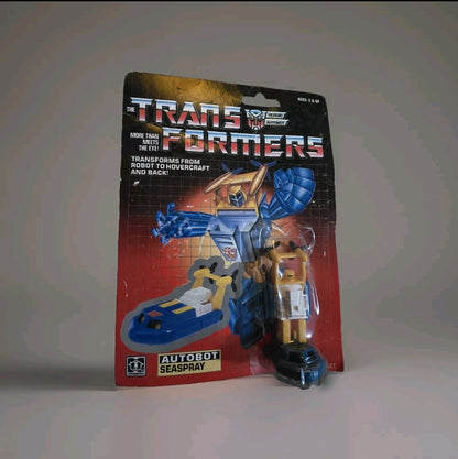 SEALED RARE Transformers Original G1 1985 Minibot Seaspray