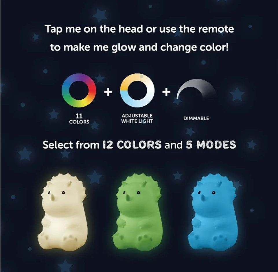 Rechargeable - Globe Brontosaurus - LED Color Changing Tap Light w/Remote [FREE SHIPPING OFFER WITH PROMOCODE]