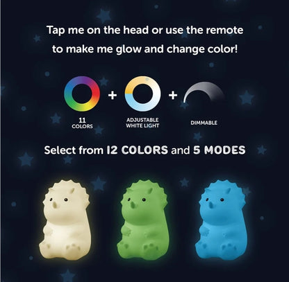 Rechargeable - Globe Brontosaurus - LED Color Changing Tap Light w/Remote [FREE SHIPPING OFFER WITH PROMOCODE]