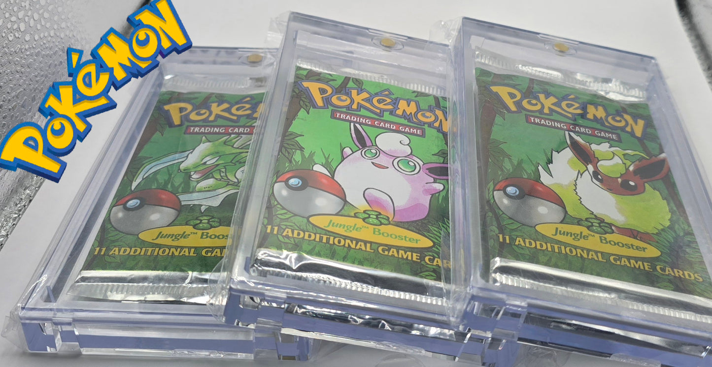 Original Jungle Edition Booster Packs SEALED Full Art Set w/ Heavy