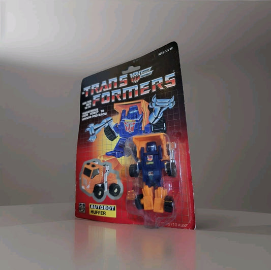 Huffer Complete W/CARDBACK & BUBBLE G1 Transformers